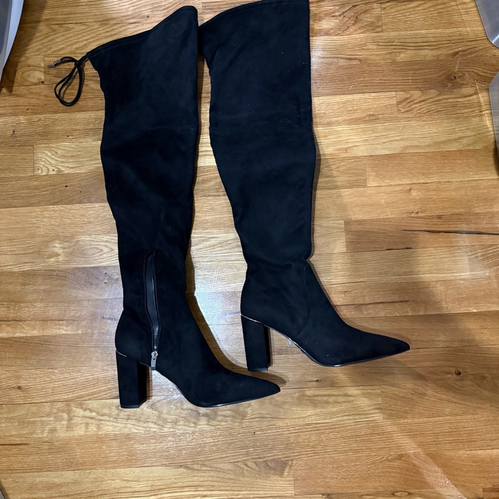 Marc Fisher Black Over-the-Knee Boots